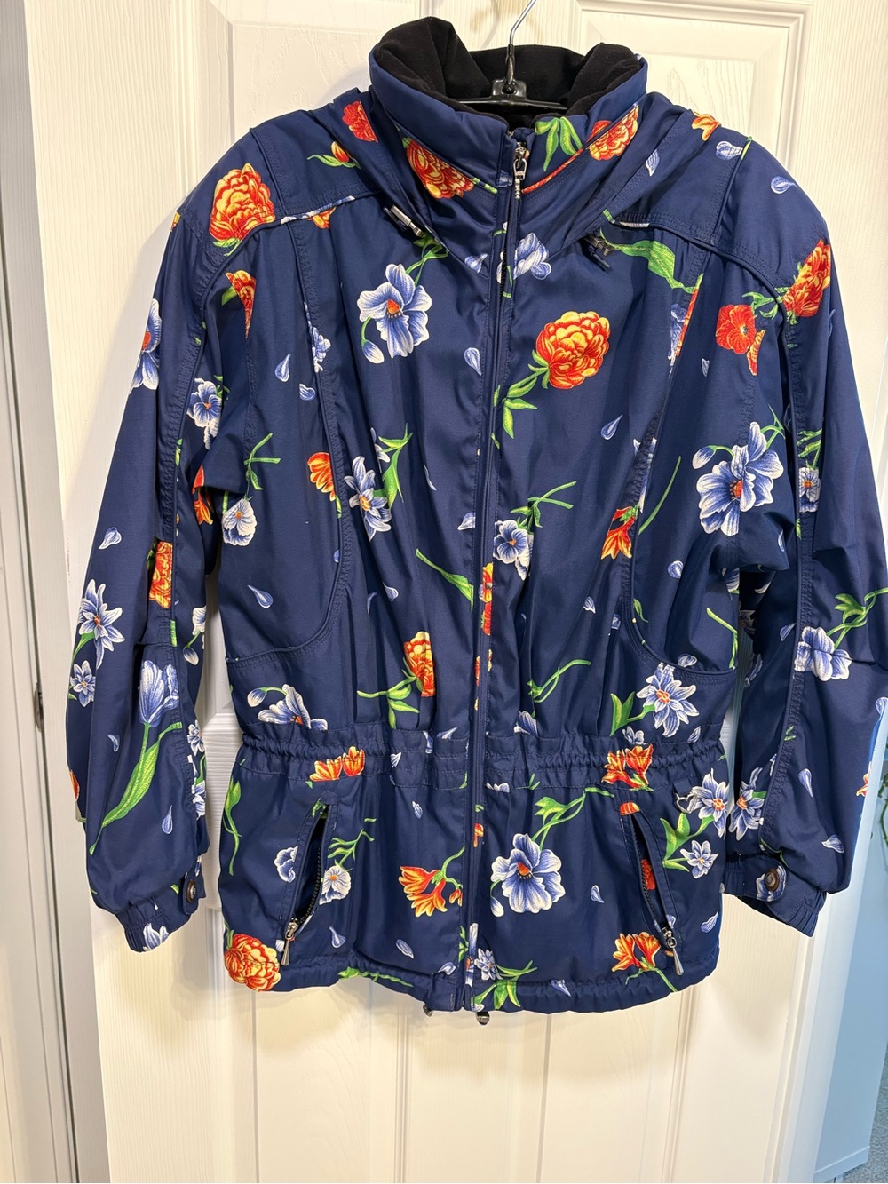 Obermeyer Iris Blue Floral Ski Jacket